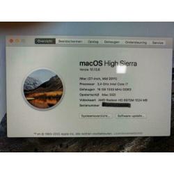 iMac 27inch, Mid 2011, 500 SSD, 3,4GHz i7