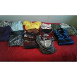 Grote zak 14 stuks dames kleding maat 42 izgs