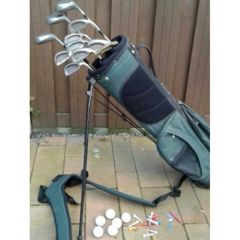 Complete golfset Cosmic graphite regular flex incl extra's