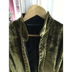 Prachtige donkergroene fluwelen jasje van Ralph Lauren