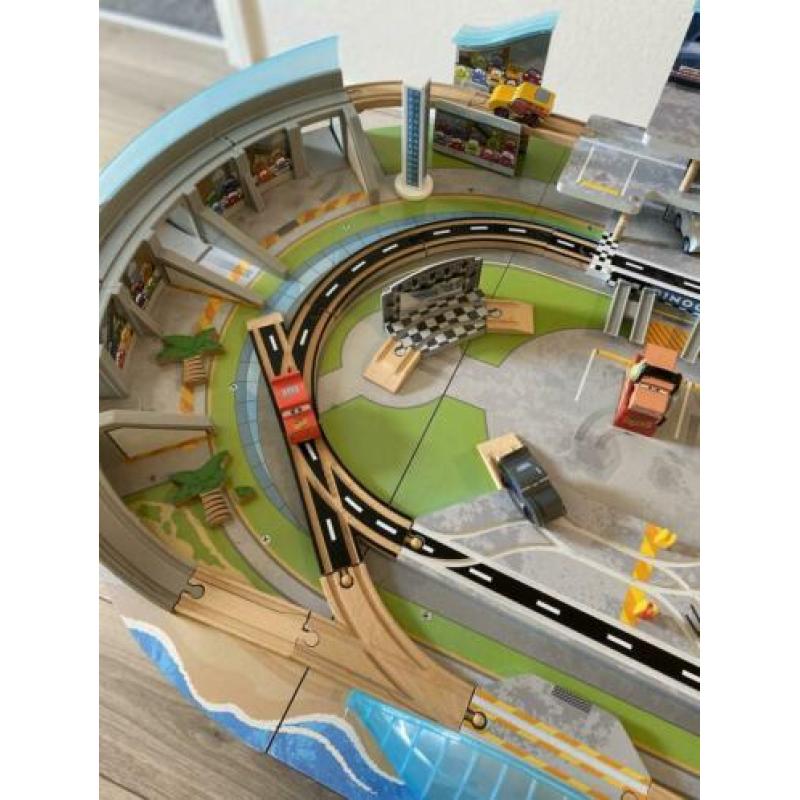 Kidkraft Disney Cars houten 3 Florida racebaan / speeltafel