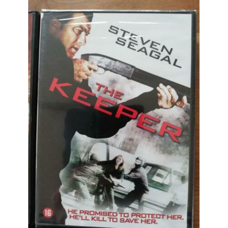 Vier DVD's van Steven Seagal