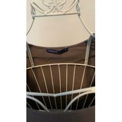Mooi bruin taupe Cane & Cane t-shirts maat XL