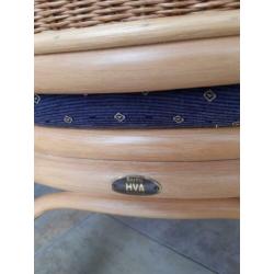 Rotan Lloyd loom stoelen