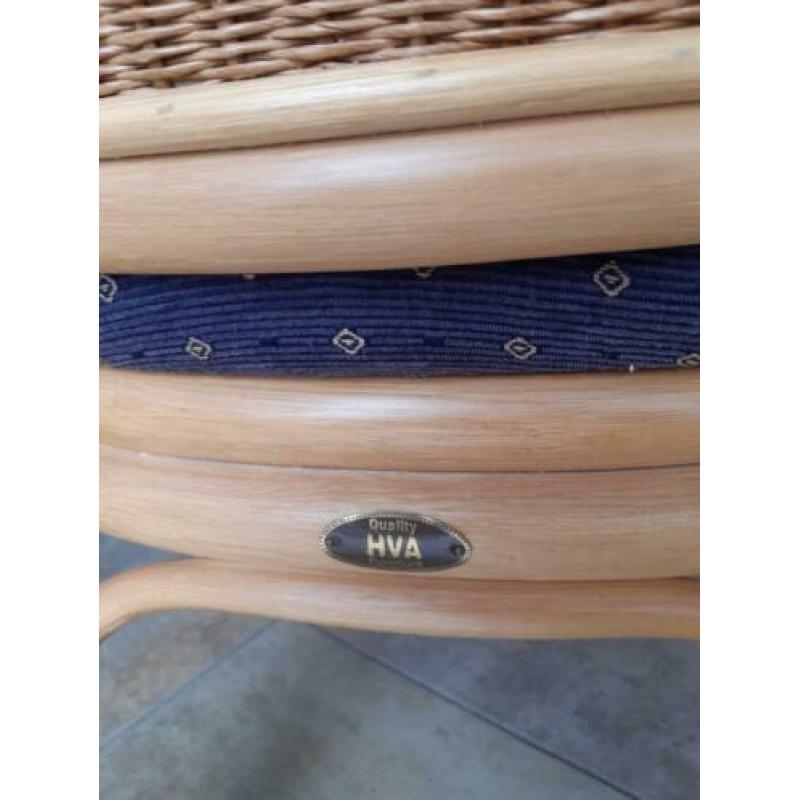 Rotan Lloyd loom stoelen