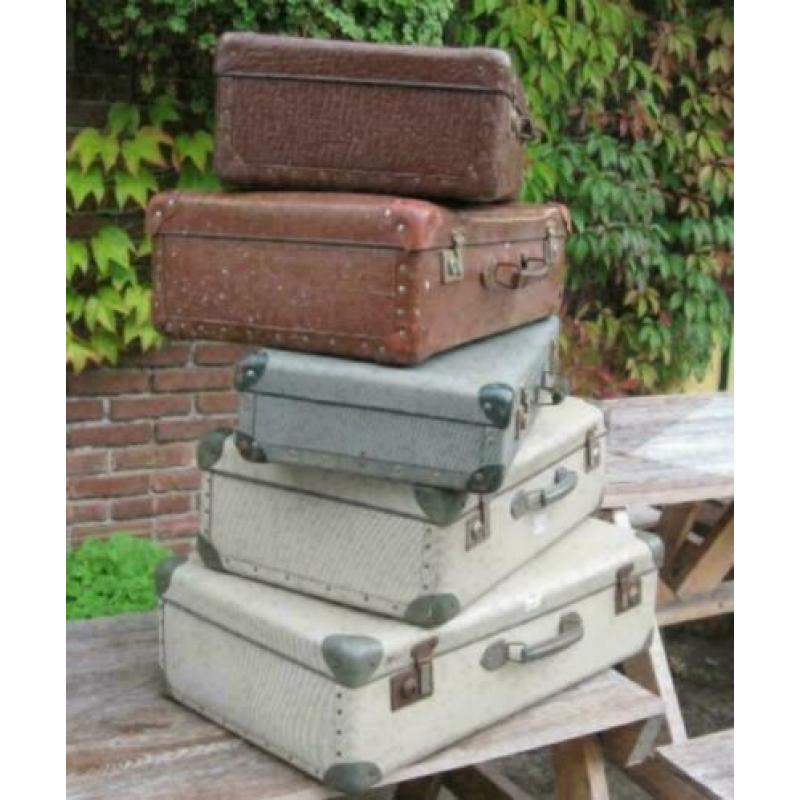 koffer brocante div soorten, prijs vanaf € 25,00