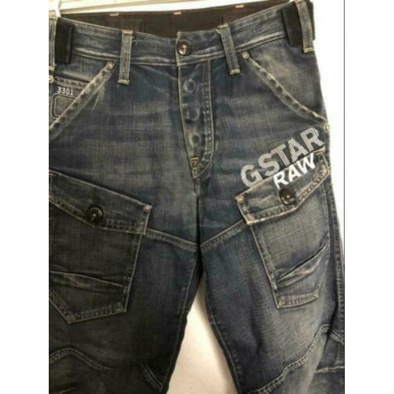 Maat 28 - gstar raw - blauw spijker