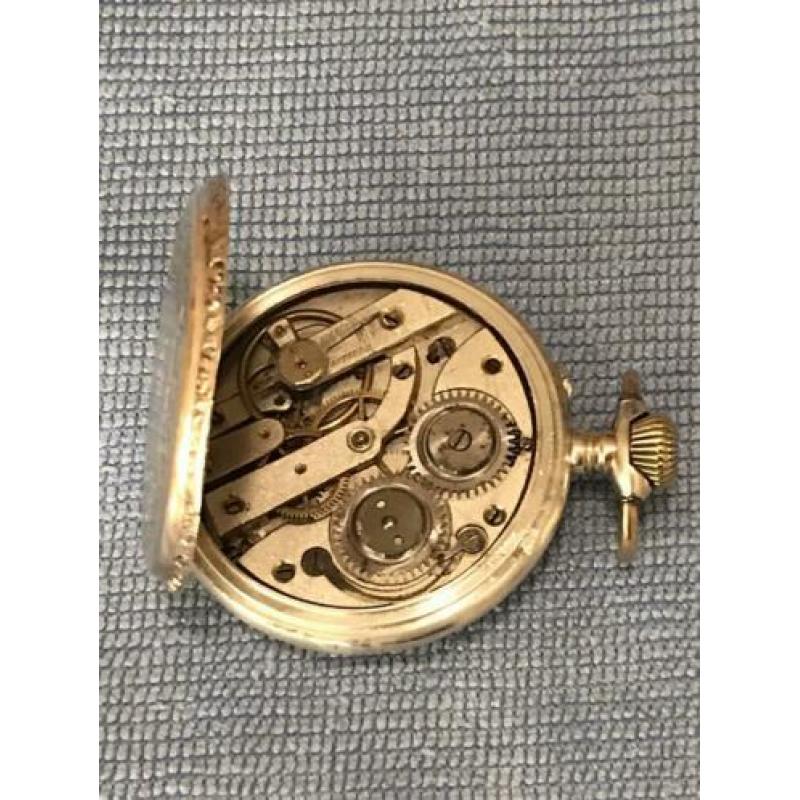 zakhorloge met vergulde rand