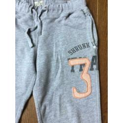 SCOTCH SHRUNK! Grijze joggingbroek maat 10/140
