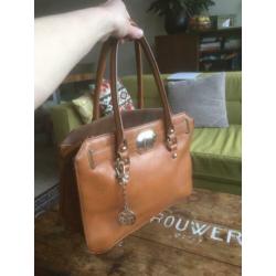 DKNY handtas cognac bruin
