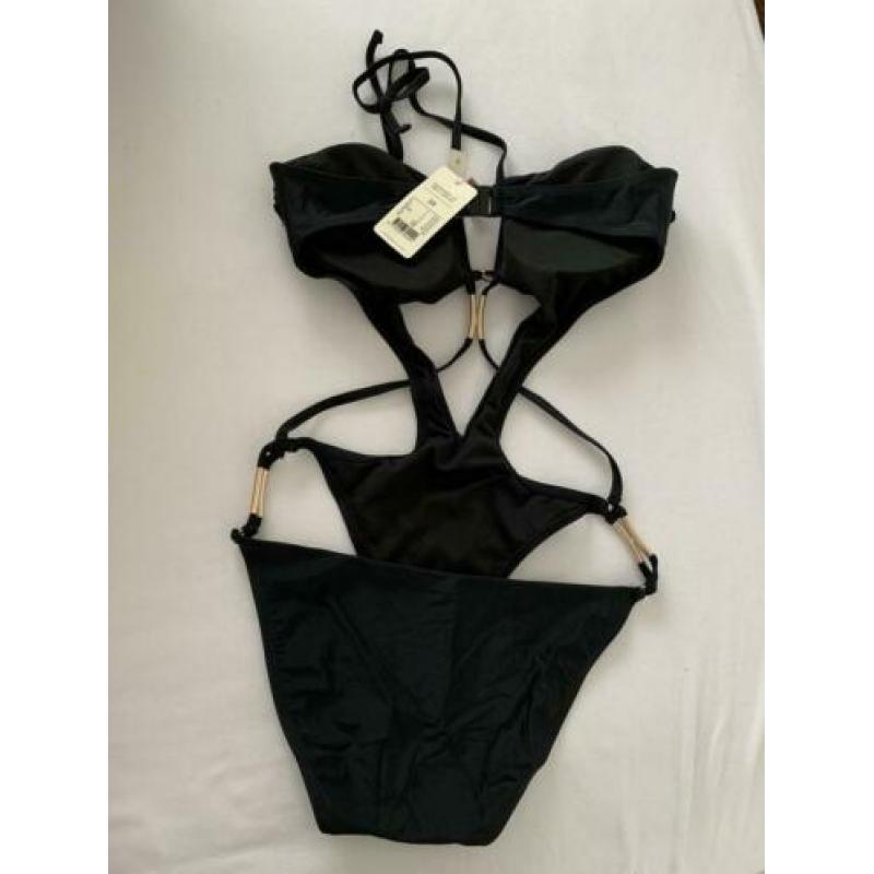 Monokini zwart maat 38