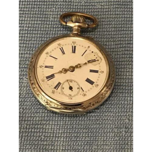 zakhorloge met vergulde rand