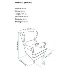 Strandmon oorfauteuil