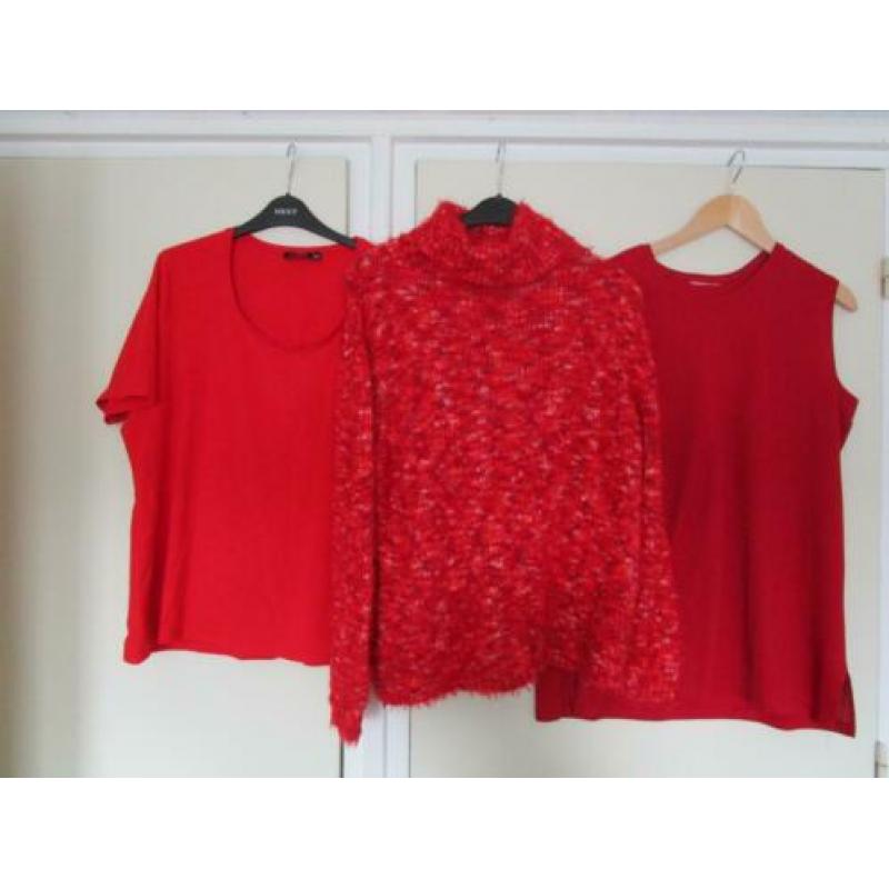 pakket kleding 12 stuks. Mt 46/48/XL/XXL. + gratis sjaal
