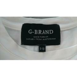 Gbrand shirt t-shirt nieuw maat 8_10 128 134