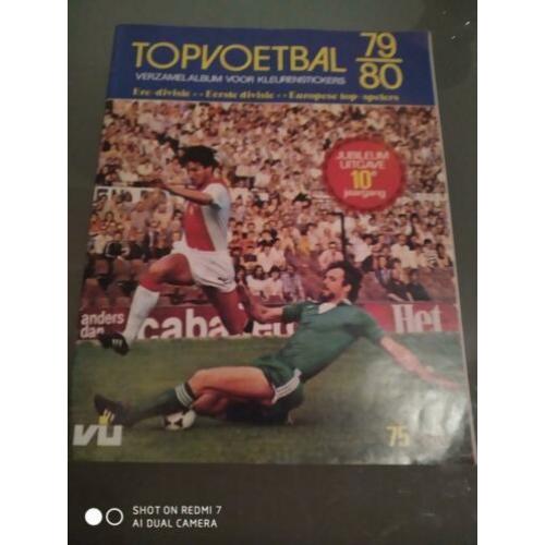 VanderHout Topvoetbal 79-80 Mint album (geen Panini)