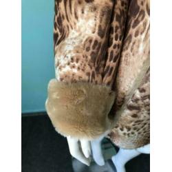 DENNIS BASSO lammy met tijgerprint, maat M