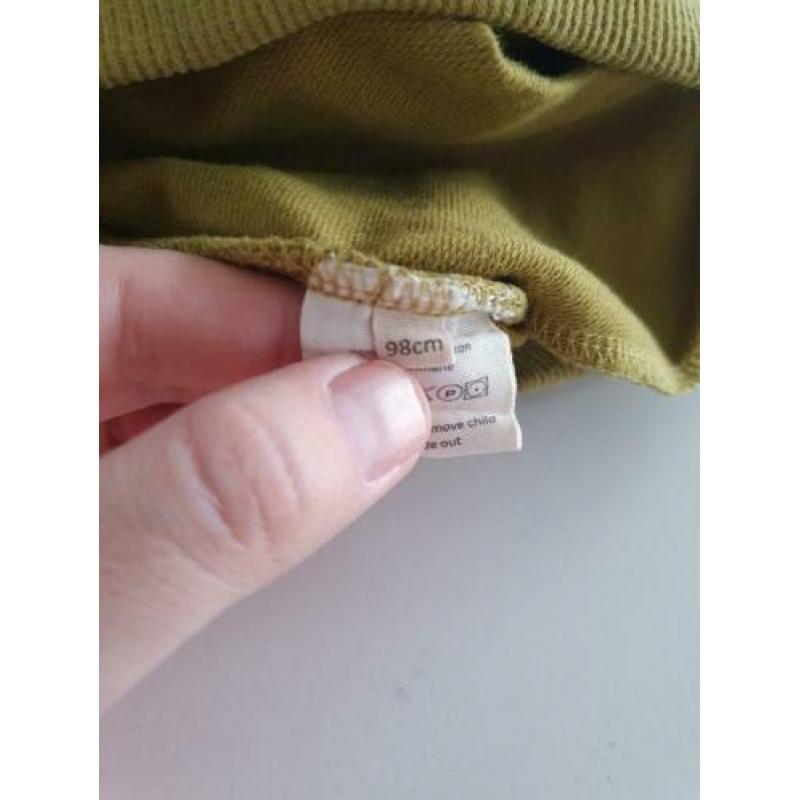 Pants broekje Little Hedonist maat 98 groen