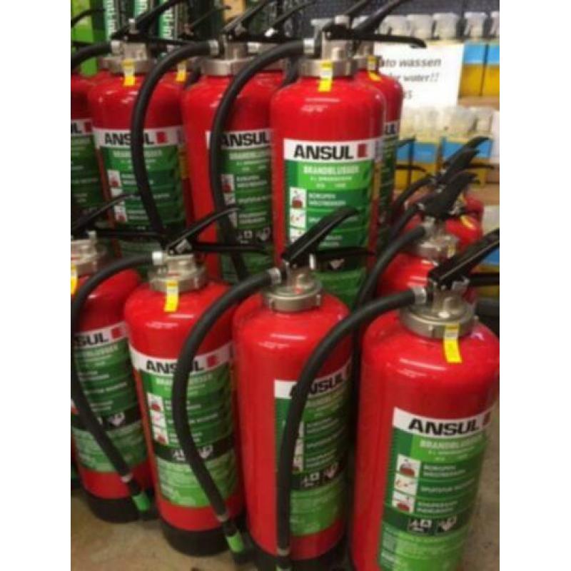 Ansul 6 liter schuim brandblusser met keuring. !!!!