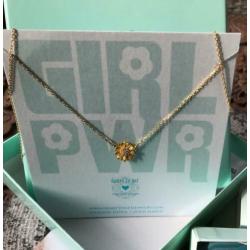 Heart to get b383suz17g bracelet sunflower zirkon girlpower