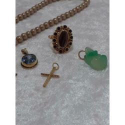 Lotje gouden sieraden met parel en edelsteen 14 KR