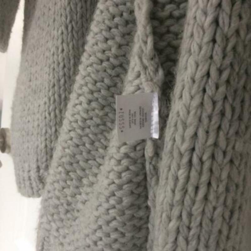 Licht grijs vest van Zusss maat 1 (s)