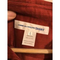 Comme des Garçons corduroy shirt maat L