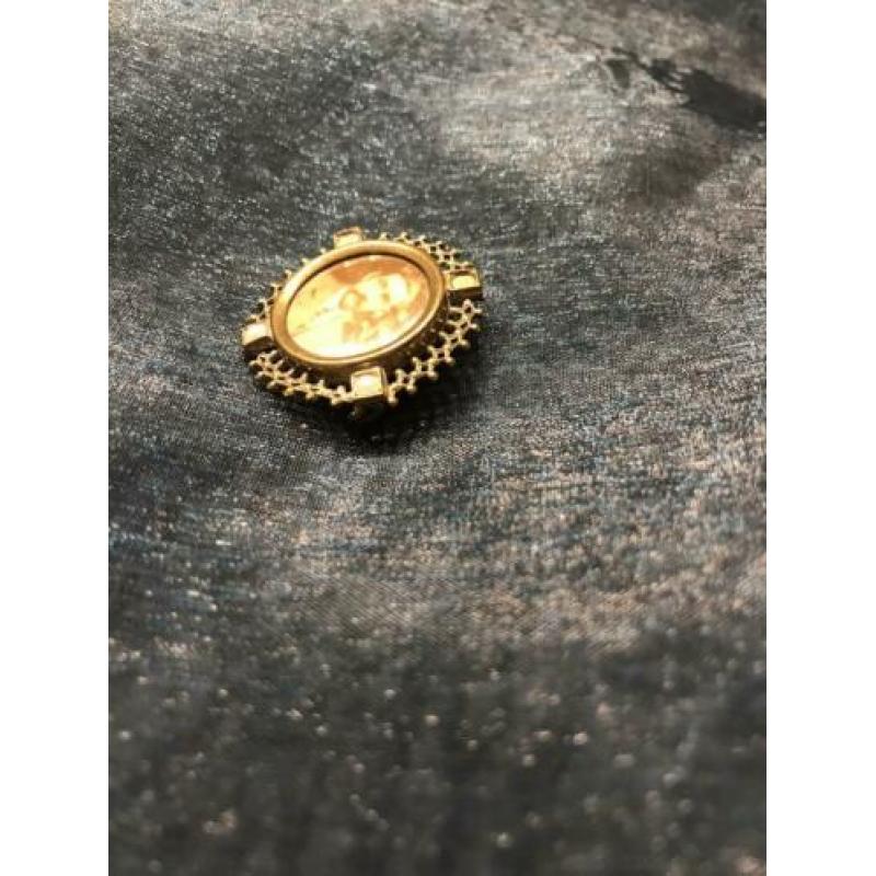 Herdenkingsbroche, rouwsieraad!