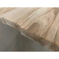 eiken tafelblad draglineschot uniek 7 cm dik! 100 cm breed d