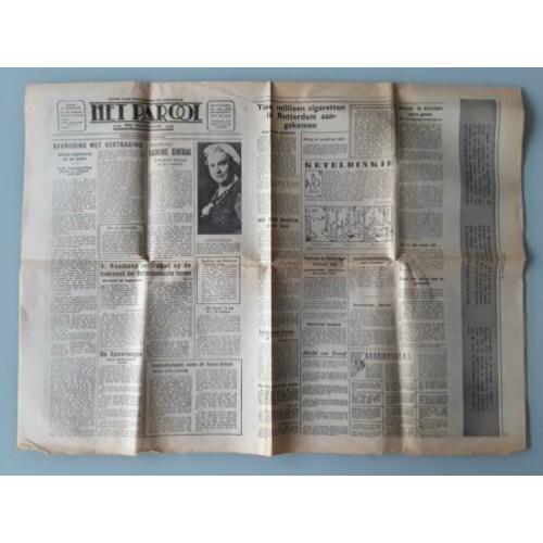 "Het Parool", editie voor Rotterdam en omstreken 1945 (C'70)