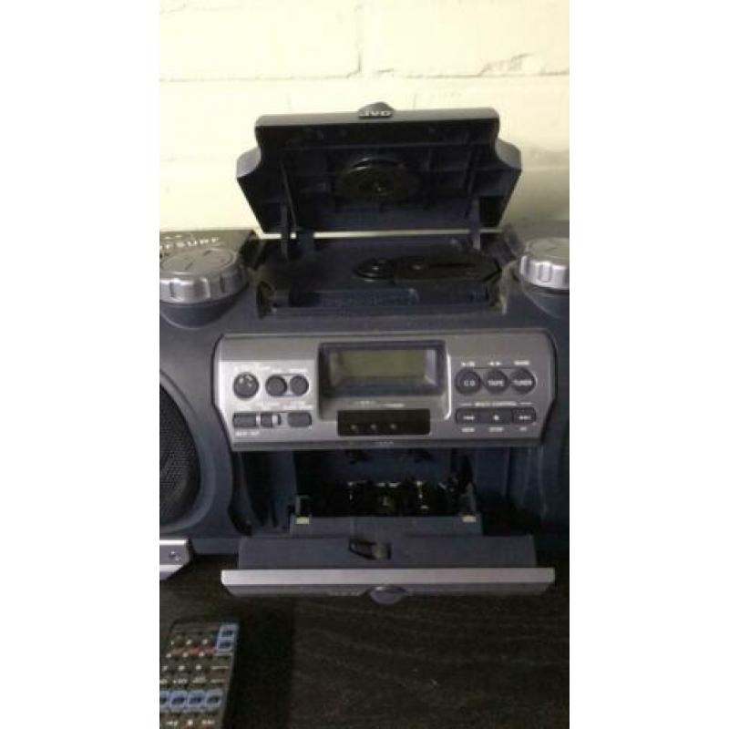 Getoblaster JVC RV-B99BU radio, CD, Casette dikke sound