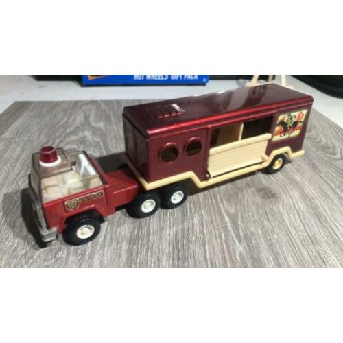 Truck met paarde trailer buddy 1/43 VAVB
