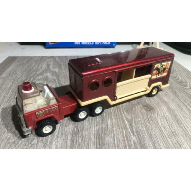 Truck met paarde trailer buddy 1/43 VAVB