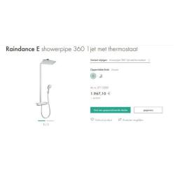 Hansgrohe Regendouche Showerpipe 360
