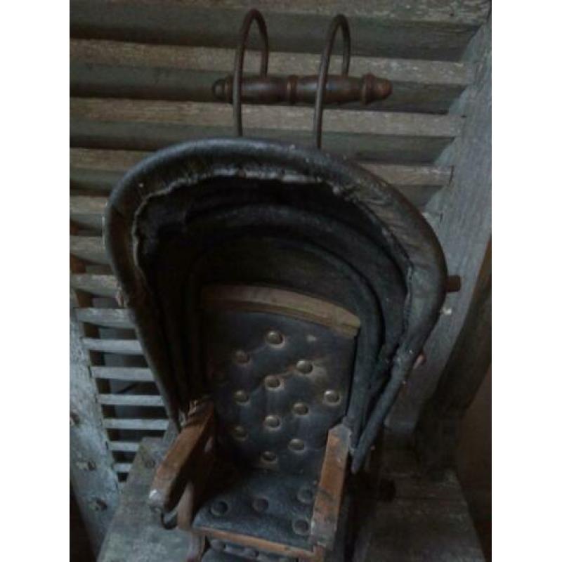 Decoratieve oude fiets duwfiets driewieler *Etage3*