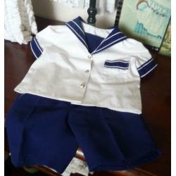 2 delig Kinder matrozen pakje . Broek/shirt