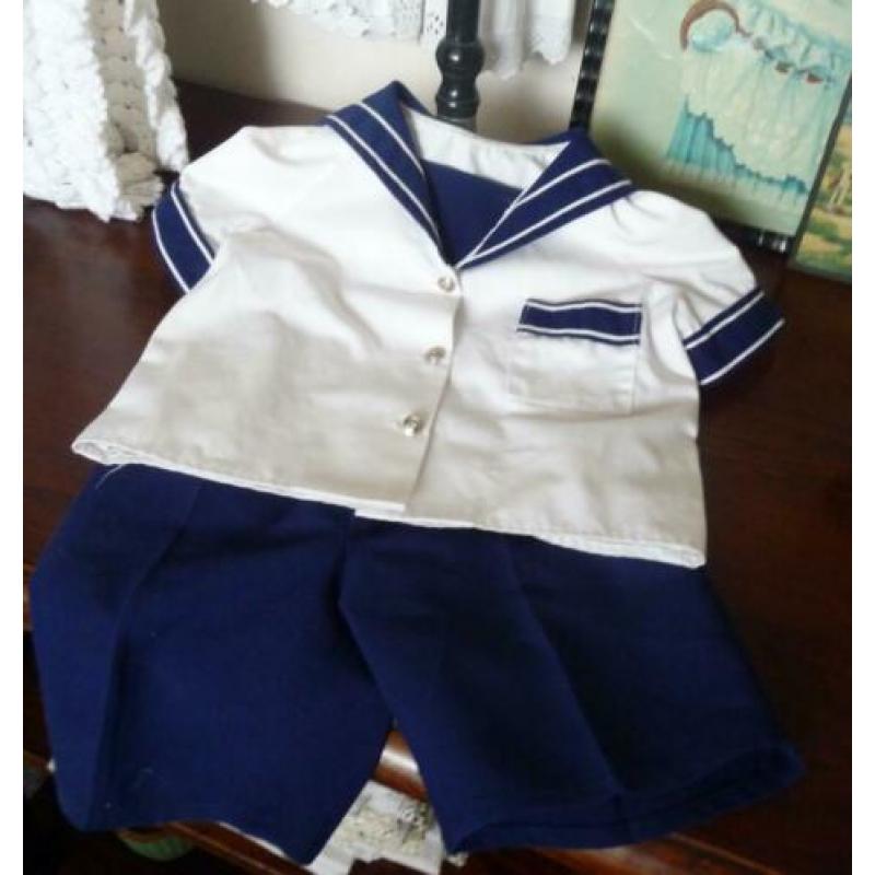 2 delig Kinder matrozen pakje . Broek/shirt