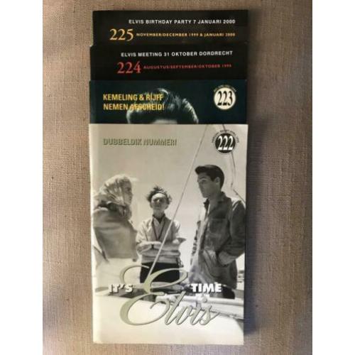 Elvis Presley - 4x fanclubblad It’s Elvis Time (1999/2000)