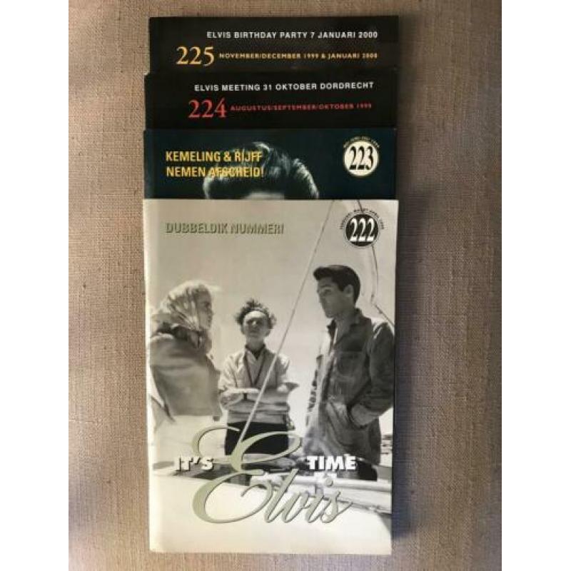 Elvis Presley - 4x fanclubblad It’s Elvis Time (1999/2000)