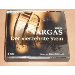 5 CD luisterboek Fred Vargas - Der vierzehnte stein