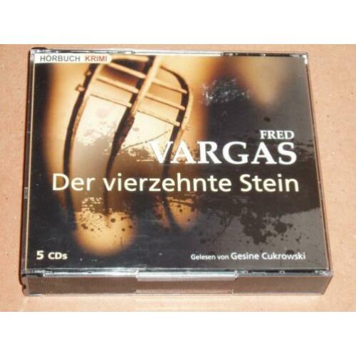 5 CD luisterboek Fred Vargas - Der vierzehnte stein