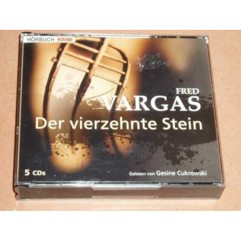 5 CD luisterboek Fred Vargas - Der vierzehnte stein