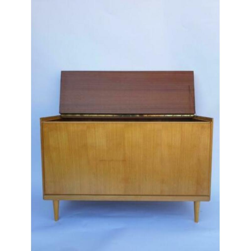 Vintage retro kastje/opbergkastje/dekenkist jaren 60