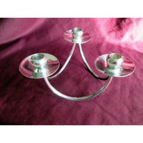 Design Deens silverplated kandelaar Berg gemerkt modern