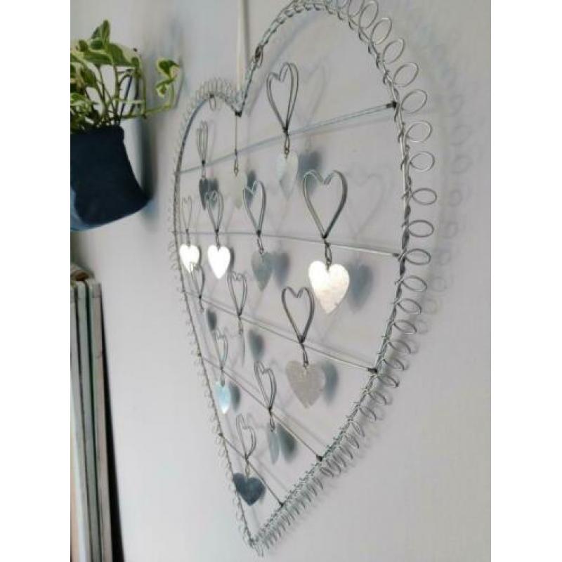 Hart om foto's aan te hangen