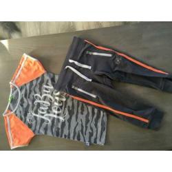 Billy & Lilly setje mt 122/128 Zgan