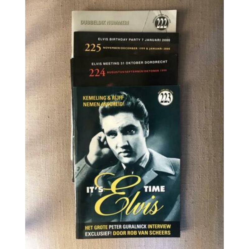 Elvis Presley - 4x fanclubblad It’s Elvis Time (1999/2000)