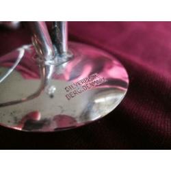 Design Deens silverplated kandelaar Berg gemerkt modern
