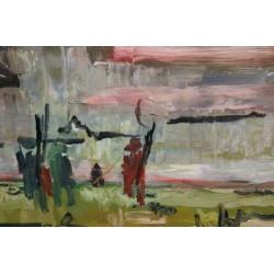 Jacques Maes, geanimeerd landschap
