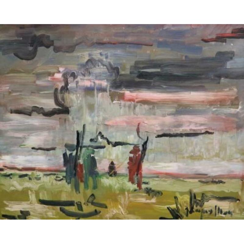 Jacques Maes, geanimeerd landschap